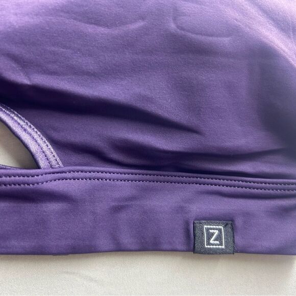 Zobha Purple Workout Top and NWT Size Medium - Picture 5 of 10